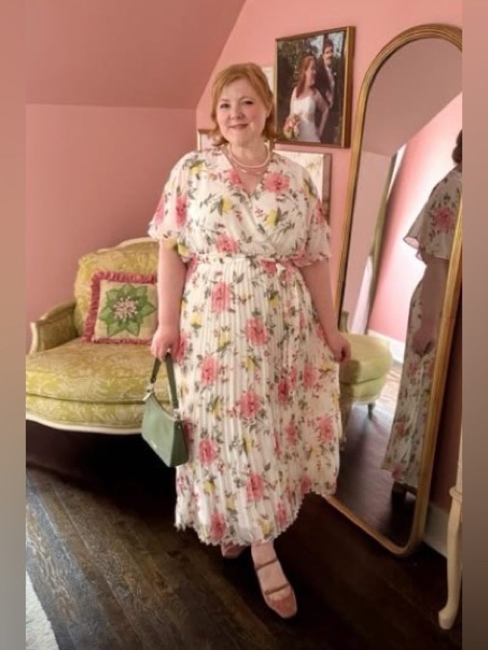 Roaman’s Floral Maxi Dress